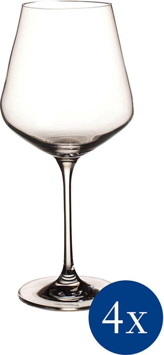 Villeroy & Boch Rode Wijnglazen La Divina - 470 ml - 4 stuks