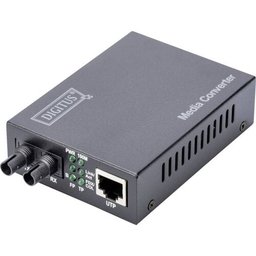 Digitus DN-82010-1 Netwerk mediaconverter LAN, ST Simplex 100 MBit/s