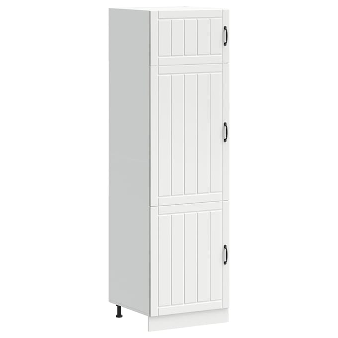 vidaXL - Keukenkast - Lucca - bewerkt - hout - wit