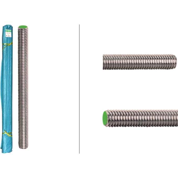 +Fasteners® Draadeinde DIN 976 M 3x1000 A2/bundel 100 st.