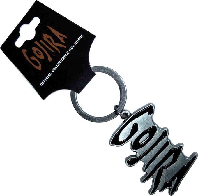 Gojira - Logo Sleutelhanger - Zilverkleurig/Zwart