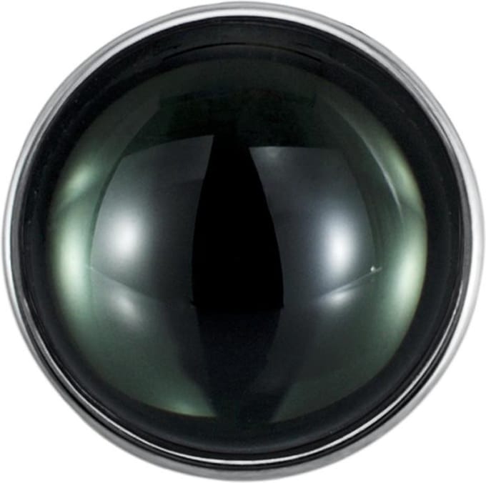 Quiges - Drukknoop Mini 12mm Glas Groen - EBCMK062