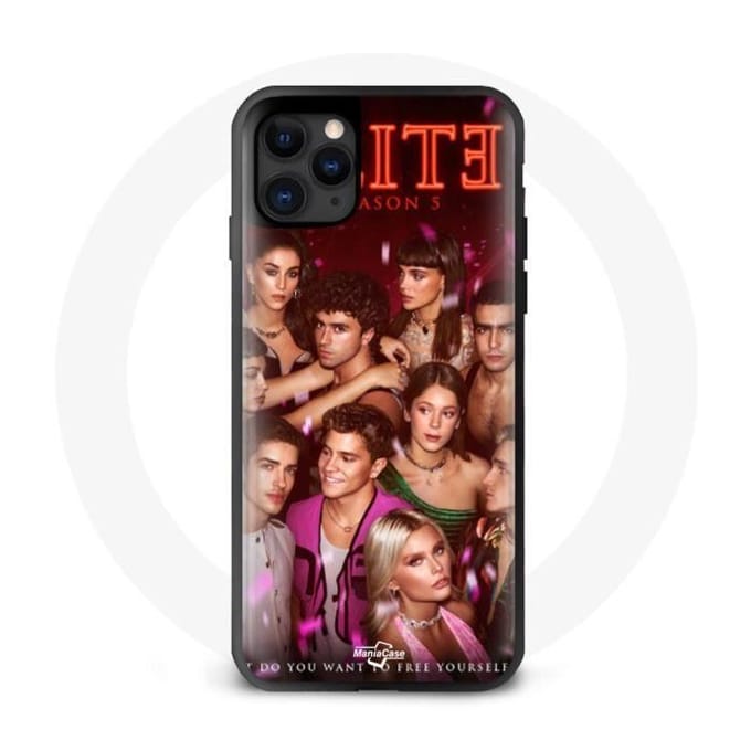 Hoesje - Elite - iPhone 11 Pro - Flexibel - Zwart - Acteurkoppels