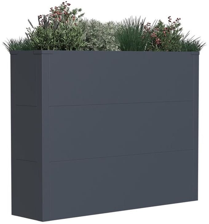 IVOL Plantenbak - 100 x 25 x 77 cm - Antraciet