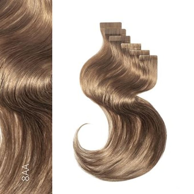Balmain Easy Invisible Tape Human Hair - 6pcs - #8AA 40cm