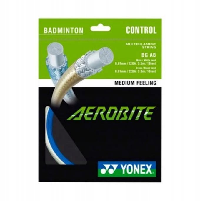 Yone BG Arobite Badminton Snaar - Wit/Blaw