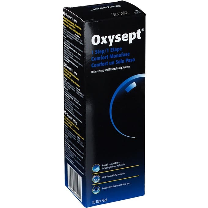 Oxysept 1 Step [1x 300ml + 30 tabl + 1 lenshouder] - lenzenvloeistof