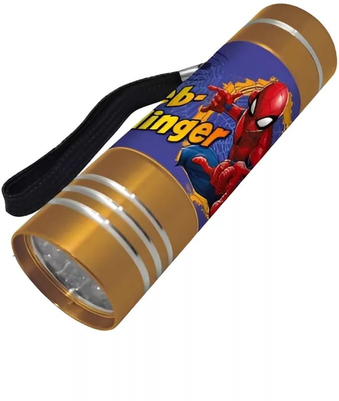 Spiderman zaklamp, Kinderzaklamp, Zaklamp, Spiderman