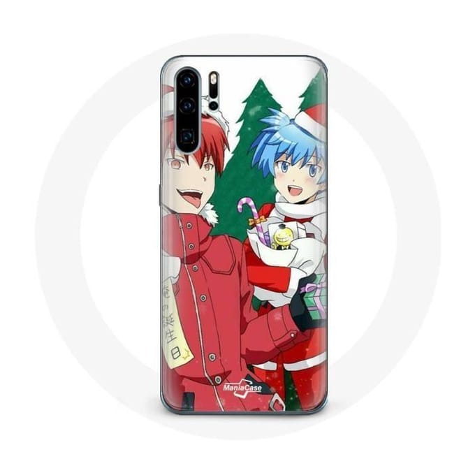 Coque pour Huawei P30 Karma et Nagisa Assassination Classroom Anime Christmas day