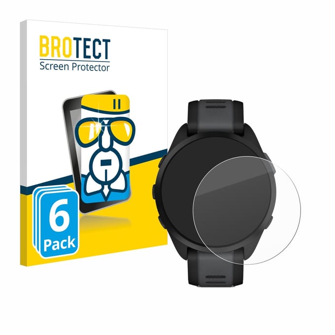 Screenprotector 6 Stuks voor Garmin Forerunner 165 / 165 Music Beschermglas transparant