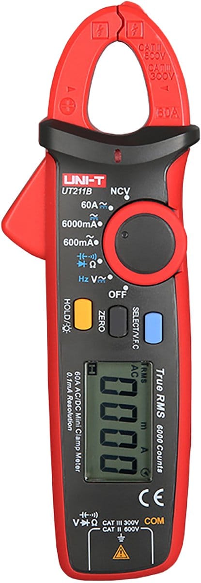 Uni-T UT211B Serie - Ampèremeter - Digitale Display - 600V