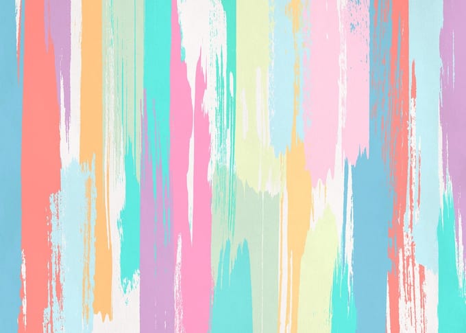 Fotobehang - Color Rain 350x250cm - Vliesbehang
