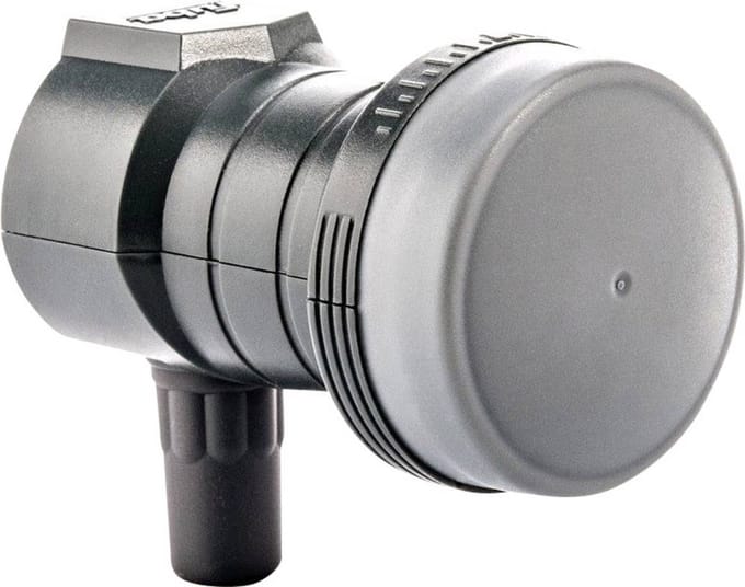 fuba DEK 117 Single-LNB Aantal gebruikers: 1 Feed-opname: 40 mm Grijs