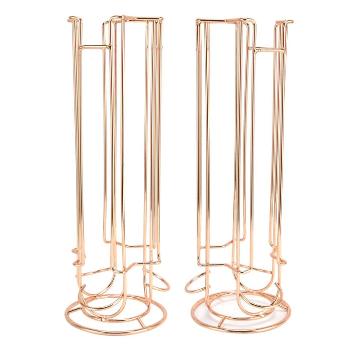 Koffiecapsulehouder Opbergrek Plank Standaard Koffieware voor het vasthouden van 18 stuks koffiecapsules beige