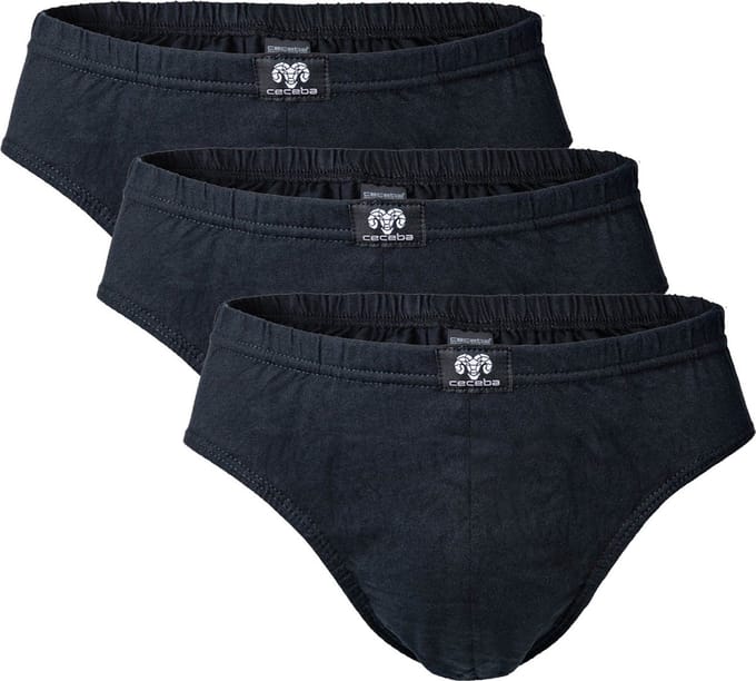 CECEBA Daytona Herenslip - 3-pack Multipack - Zwart