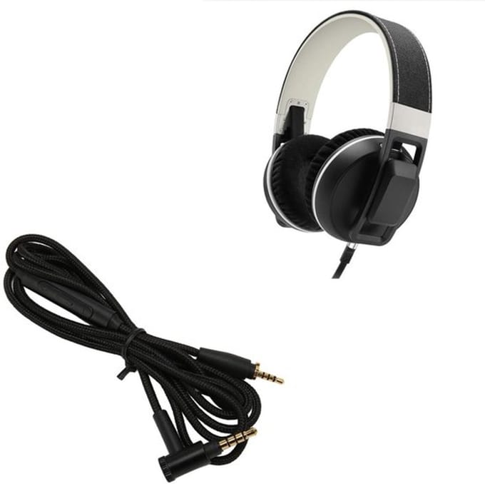 Allecto - Vervangende Audio Kabel - 1.5M Nylon Kabel - Met Microfoon