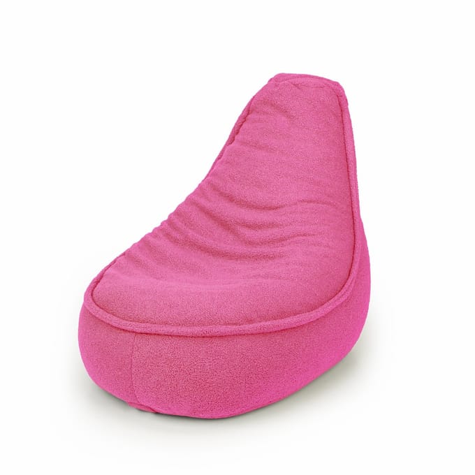 NOA JR FIJNE TEDDY 100 L NEON ROSE