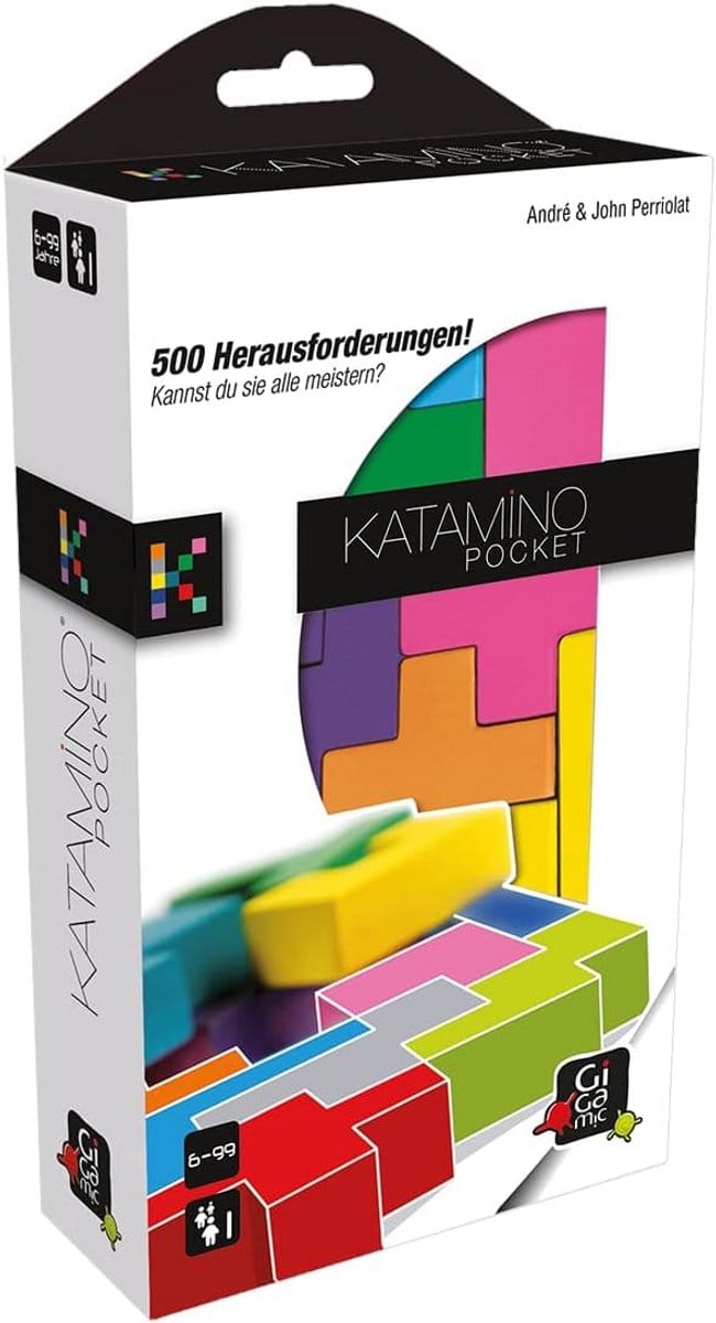 Katamino Pocket - Compacte Breinbrekende Reispuzzel voor Kinderen en Volwassenen