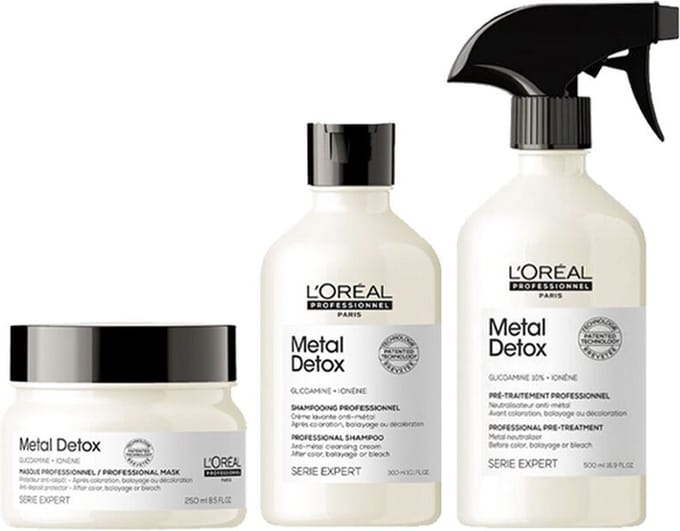 Gekleurd haar pakket L'Oréal Professionnel Serie Expert Metal Detox