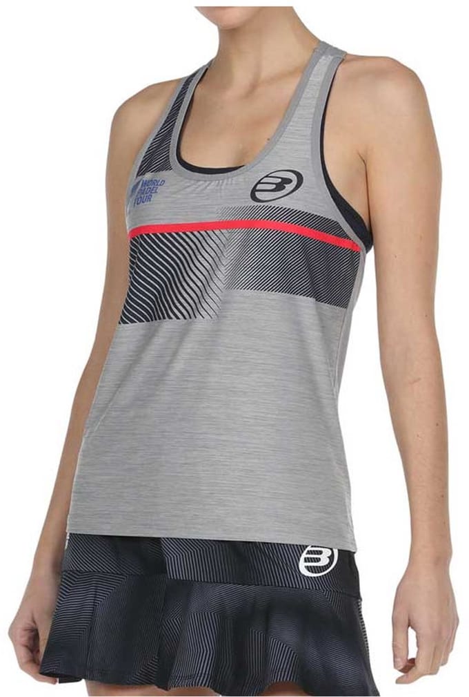 Bullpadel Rufran grijs T-shirt - S