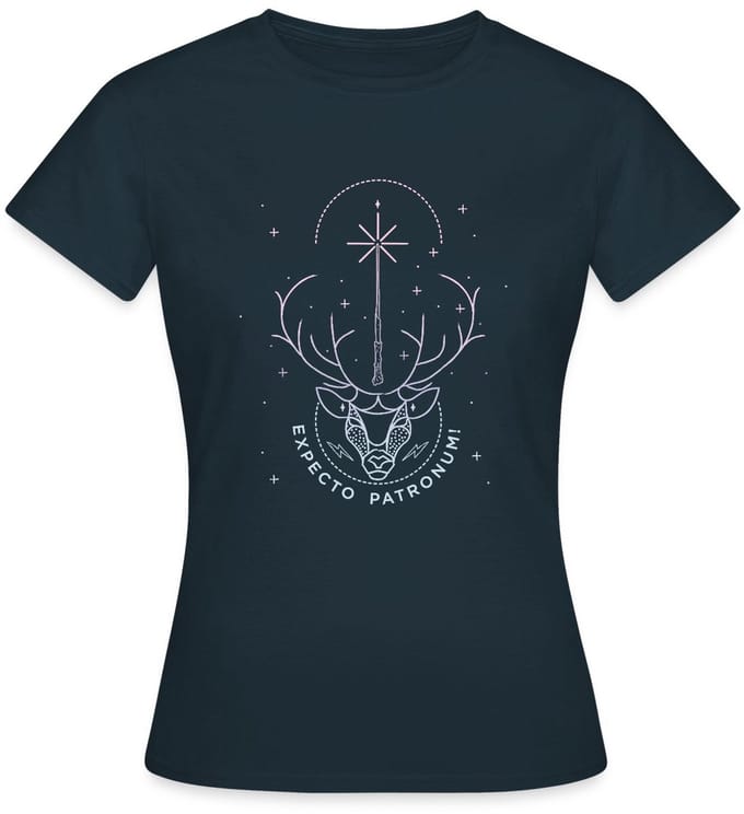 Harry Potter Hert Patronus Expecto Patronum T-Shirt Dames