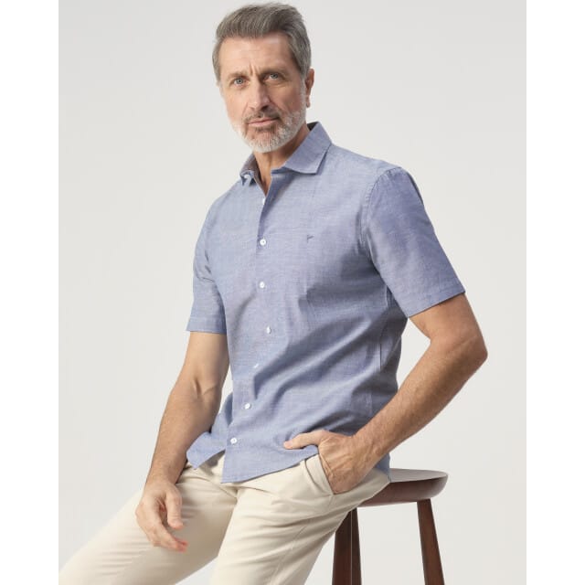 Campbell Casual overhemd donker