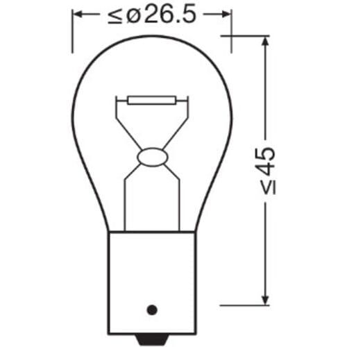 Ams-Osram Gloeilamp OSRAM Ultra Life PY21W 12V, 21W, 2 Stuk