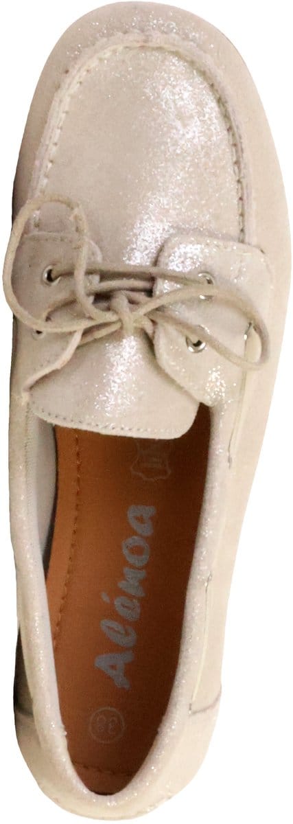 Alénoa leren mocassin