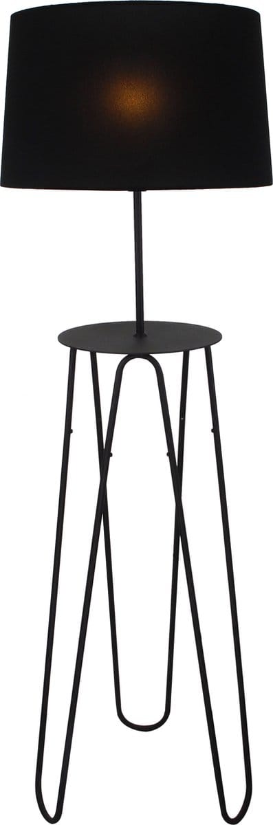 Chericoni Arezzo Vloerlamp - 1-lichts - Ø45 cm - Zwart - Metaal