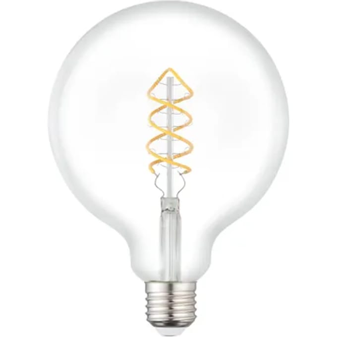 Eglo Ledfilamentlamp Globe - D12,5cm - Warm Wit - E27 - 7,3w