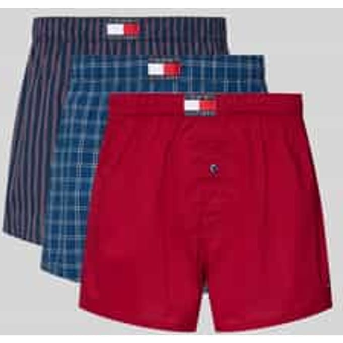 Regular fit boxershorts van puur katoen in een Set van 3