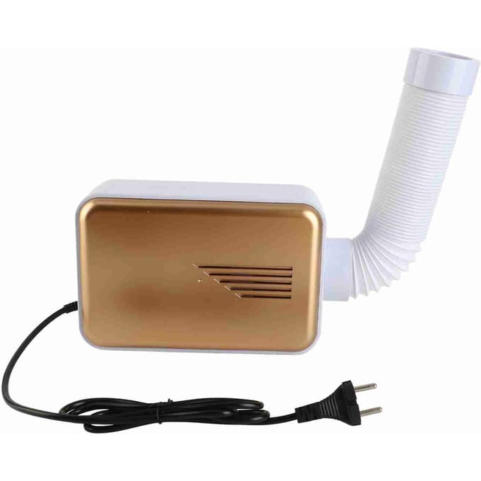 Multifunctionele 600W Kledingdroger Huishoudelijk Klein Draagbaar Elektrisch Schoenen Kledingdroger Goud EU white