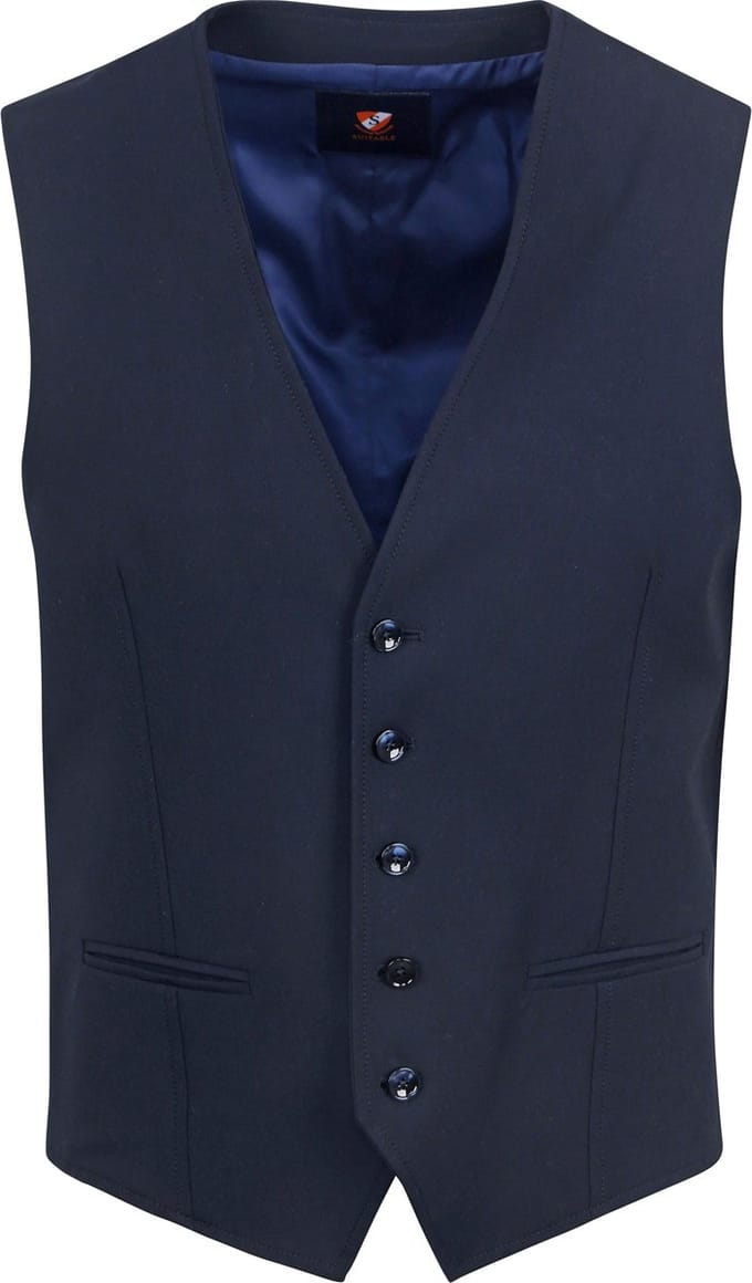 Suitable BASE Gilet Donkerblauw (navy) - Maat 54 - Heren