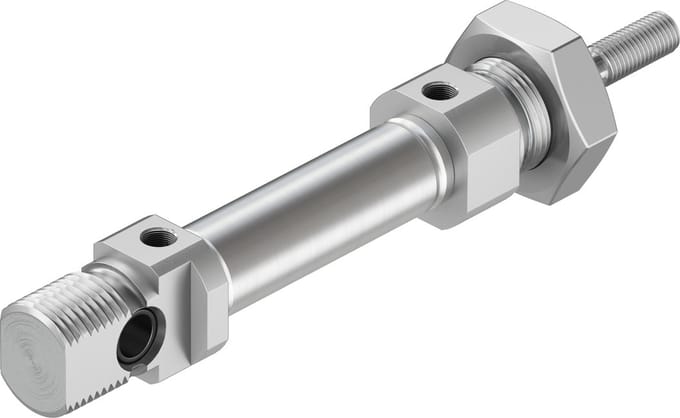 Festo Cilinder 12mm Boring 15mm Slag ISO 6432 Dubbelwerkend - 1908255 - P2CPA