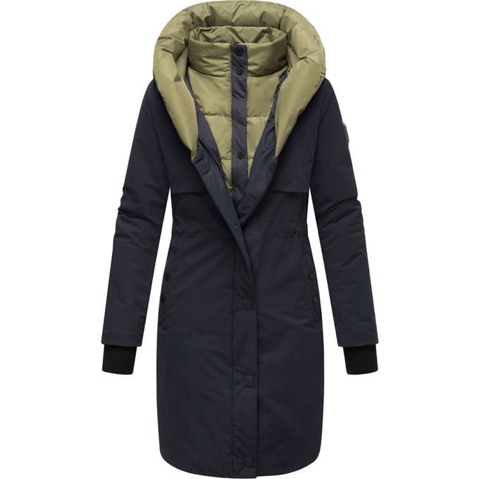 Navahoo dames winterjas Snowelf – Licht & Warm met magneetsluiting