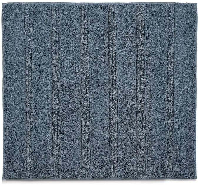 Badmat, 65 x 55 cm, Katoen, Rook Blauw - Kela | Megan