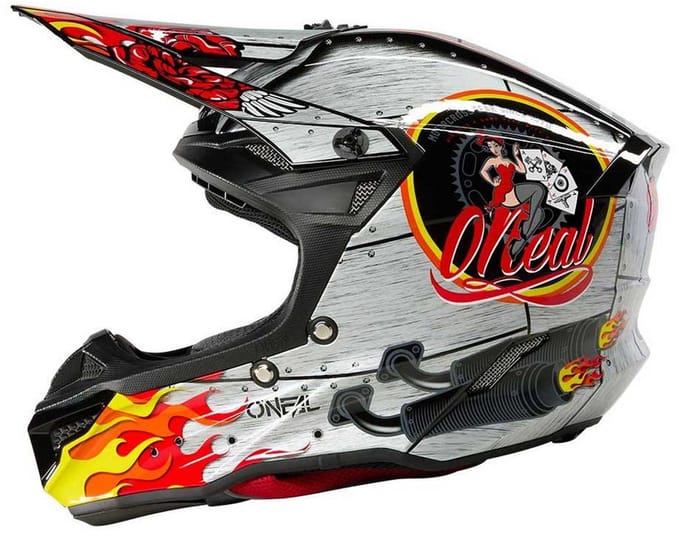 O'NEAL 5SRS HR Multicolour Crosshelm - Helm