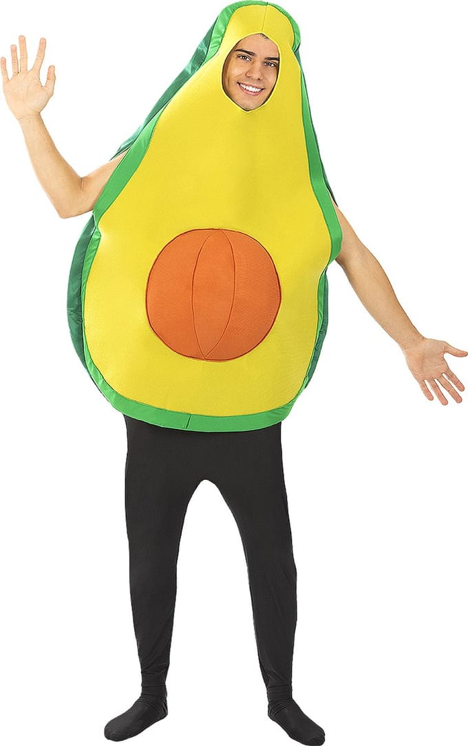 FUNIDELIA Avocadokostuum voor vrouwen en mannen - One Size - Groen