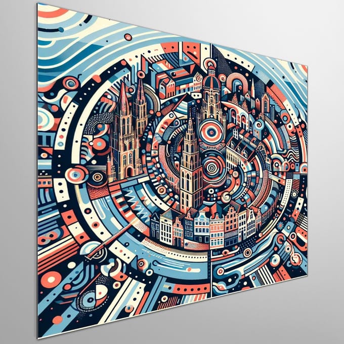 Kunstprint | Wanddecoratie | Dibond | 60 × 60 cm
