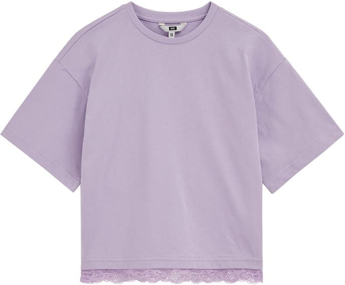 WE Fashion Meisjes T-shirt met kant