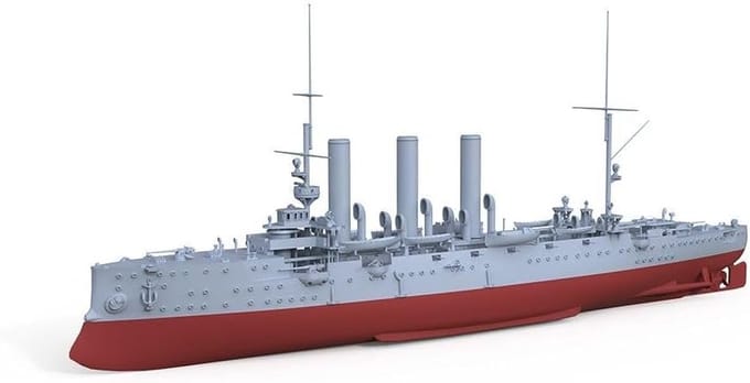 Modelbouwkit Scheepsmodel - Militaire boot - Hobby en decoratie - 3D Hars print - 1/350 schaal - Ongeschilderd