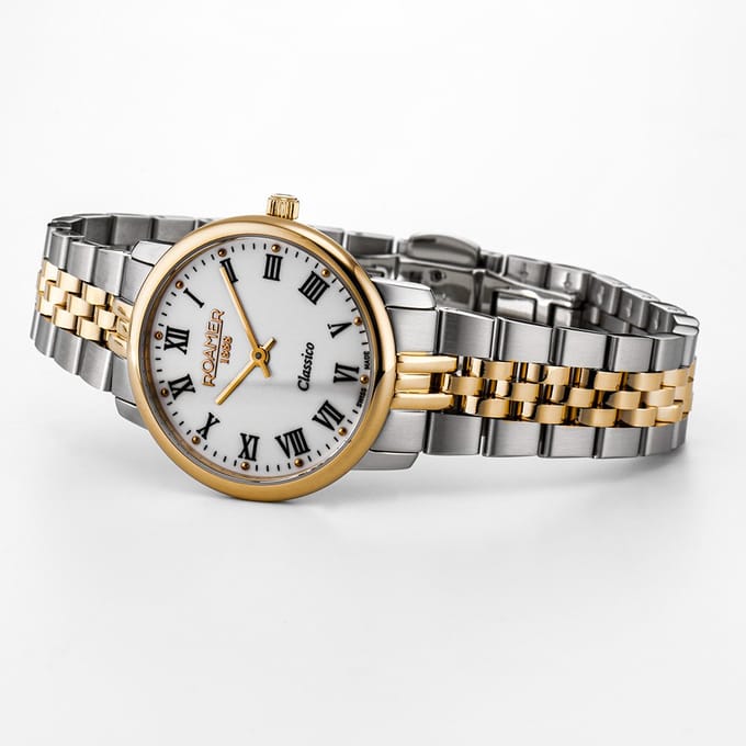 Roamer 971857 48 25 50 - Horloge - Roestvrij staal - Goud - 30 mm
