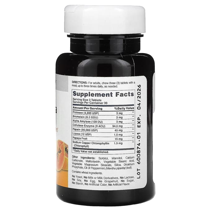 Super Papaja Enzym Plus, 90 Tabletten