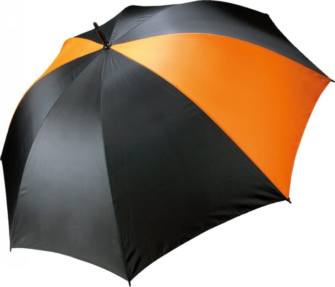 Paraplu One Size Kimood Black / Orange 100% Polyester
