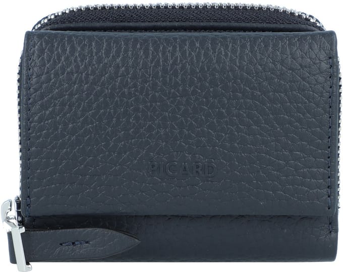 Picard Puur Portemonnee Leer 10 cm - Dames - Horizontaal - ozean