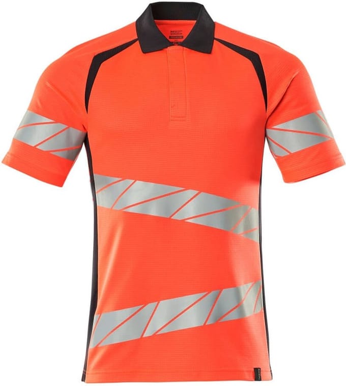 Mascot Accelerate Safe Poloshirt 19083-771 - hi-vis rood/donkermarine - XL