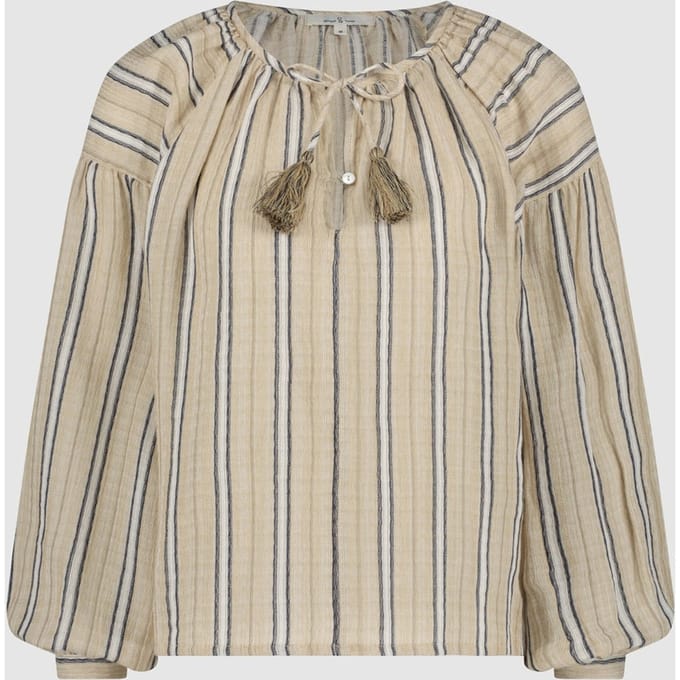 Circle of Trust Junni Blouse India Ink Größe: S | Longsleeves Outlet | Damen