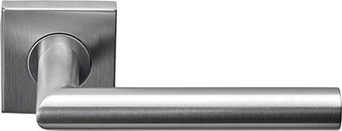 Formani Basics LB2-19BSQR53 Deurkruk Geveerd Op Vierkant Rozet Mat RVS