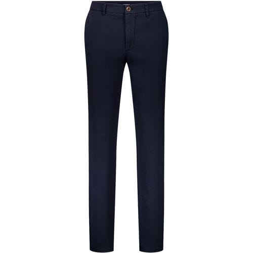 Gardeur pantalon flatfront effen donkerblauw