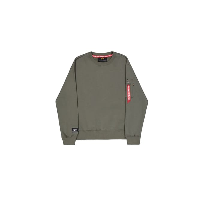 Sweatshirt Alpha Industries Label Back Print